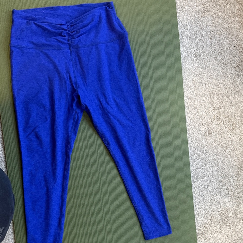 Beyond Yoga Spacedye Centered Midi Leggings XL Blue - Picture 2 of 11
